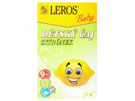 Leros Baby фруктовый чай с лимоном 20 пакетиков